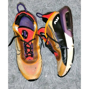 Nike Air Max 2090 Men Size 10 'Magma Orange' Purple Shoes Sneakers BV9977-800